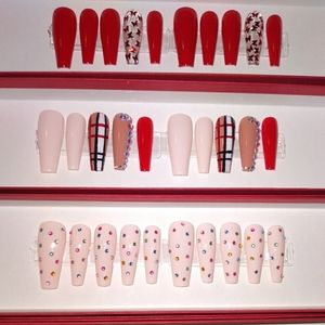 Lux Press-On Nail Sets (Coffin Shape Bundle)